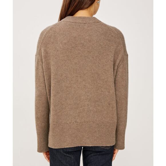 Rails Miranda Cashmere Silk Blend Long Sleeve Pullover Sweater Oatmeal XS - Picture 2 of 9